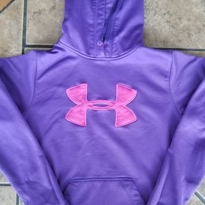 Ladies medium Under Armour hoodie pink purple